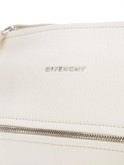 Shop Givenchy Mini Pandora Crossbody Bag - White