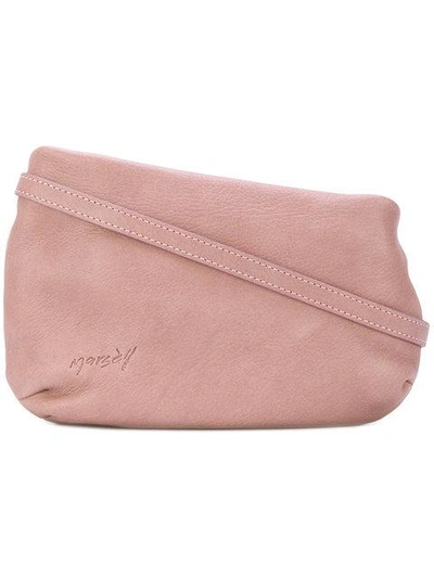 Shop Marsèll Slanted Shoulder Bag In Pink