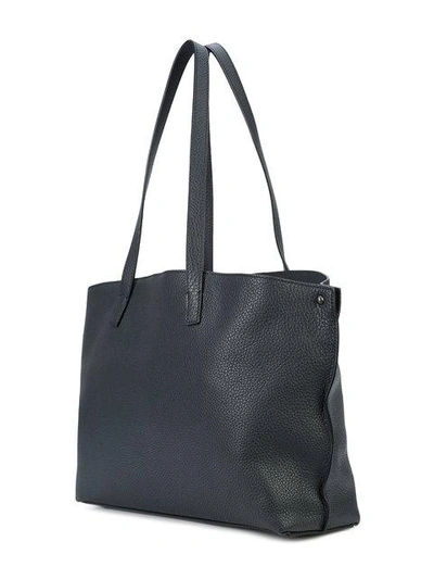 Akris Small Ai Reversible Leather Tote - Metallic
