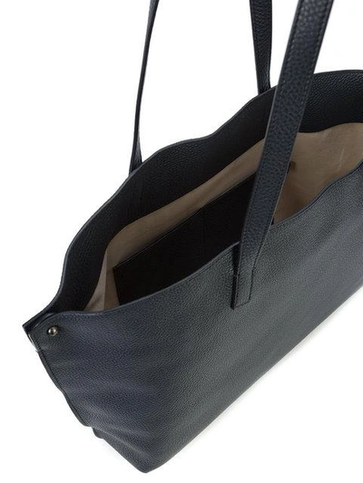 Akris Small Ai Reversible Leather Tote - Metallic