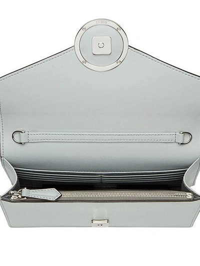 Shop Fendi Envelope Mini Bag In Grey