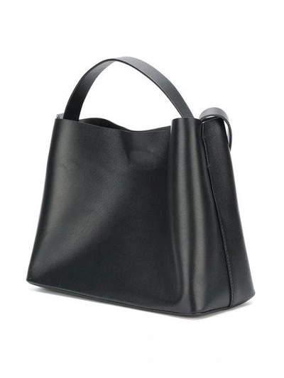 Shop Aesther Ekme Rectangle Crossbody Bag In Black