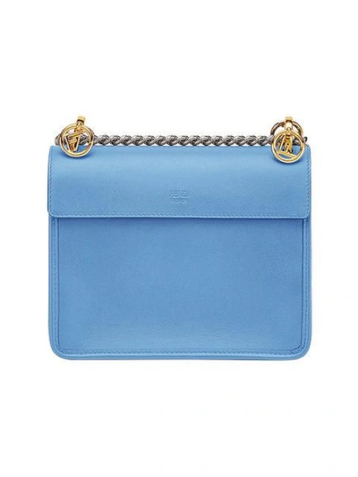 Shop Fendi Kan I Mini Bag In Blue
