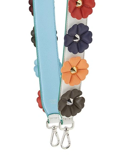 Shop Fendi Strap You Shoulder Strap - Multicolour