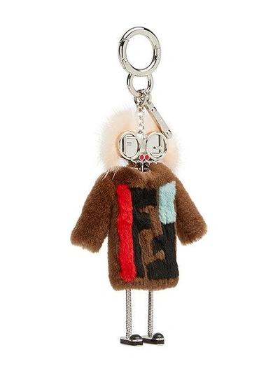 Shop Fendi Teen Witches Charm - Brown