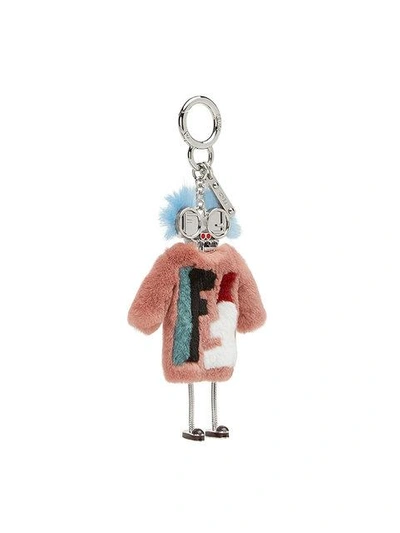 Shop Fendi Teen Witches Charm In Pink