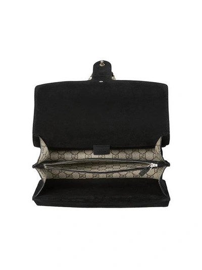 Shop Gucci Dionysus Gg Supreme Shoulder Bag In Neutrals ,black