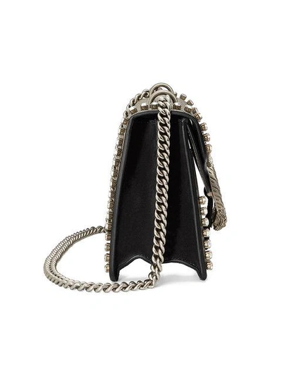 Shop Gucci Dionysus Gg Supreme Shoulder Bag In Neutrals ,black