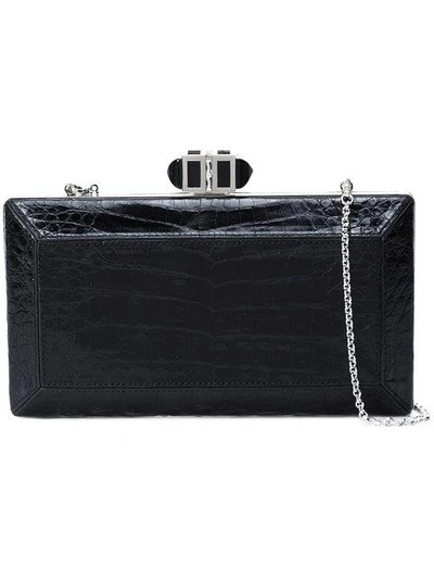 Shop Judith Leiber Couture Rectangle Clutch Bag - Black