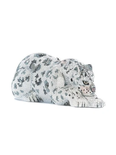 Judith Leiber Snow Leopard Clutch