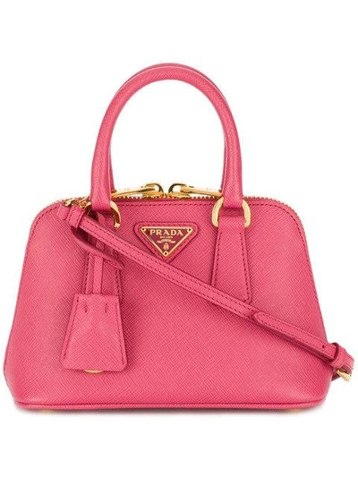 Shop Prada Micro Tote Bag - Pink
