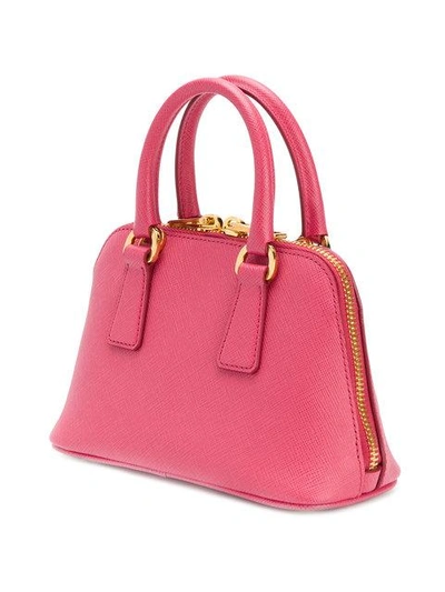 Shop Prada Micro Tote Bag - Pink