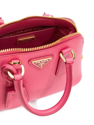 Shop Prada Micro Tote Bag - Pink