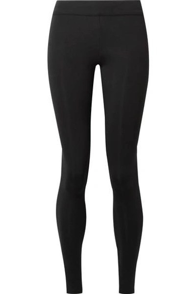 Shop The Row Relma Stretch-scuba Leggings In Black