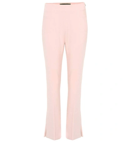 Shop Roland Mouret Goswell Crêpe Trousers