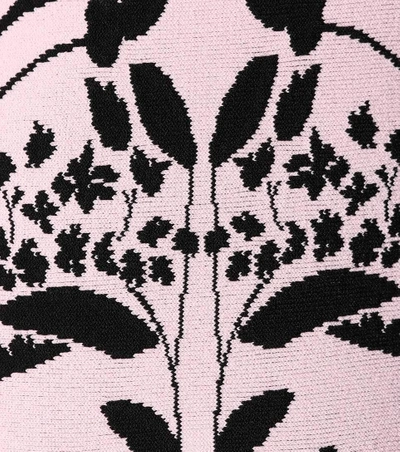 Shop Alexander Mcqueen Knitted Minidress In Pink
