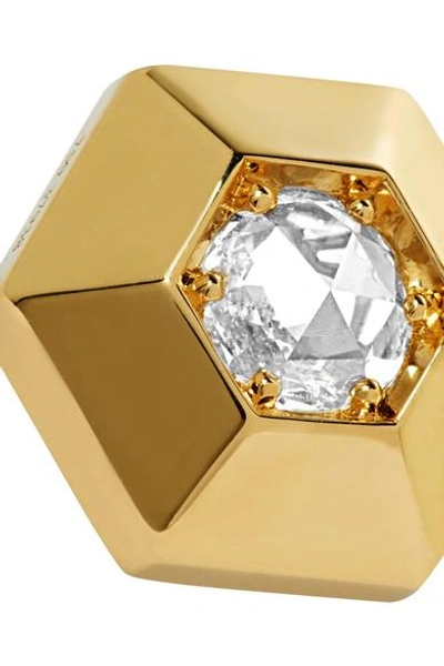 Shop Fred Leighton Collection 18-karat Gold Diamond Earrings