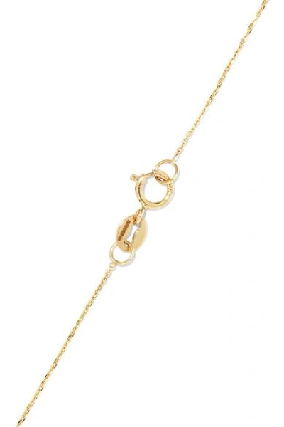 Shop Wwake Three Step 14-karat Gold Diamond Necklace
