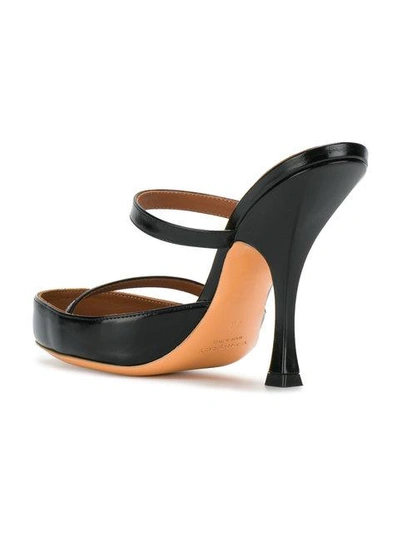 Shop Y/project Mid Heel Sandals In Black