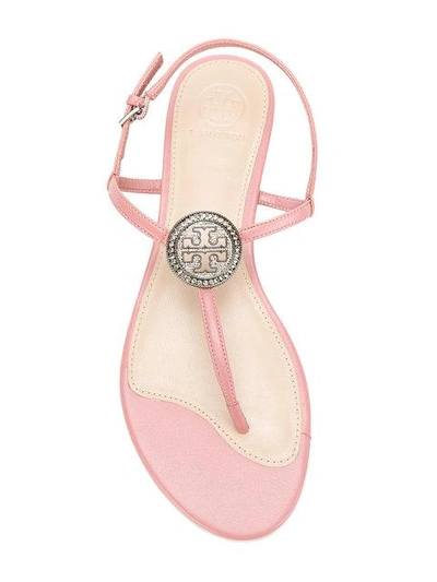 Shop Tory Burch Liana Flat Sandals In Pink
