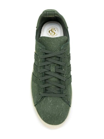 Shop Adidas Originals Campus Crafted Campus Sneakers In Green