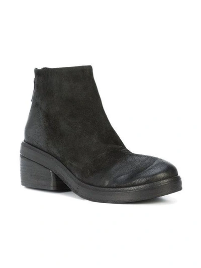 Shop Marsèll Distressed Ankle Boots - Black