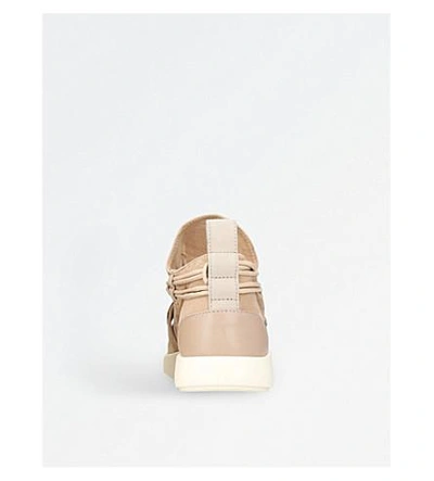 Shop Giuseppe Zanotti Hayden Suede Trainers In Taupe