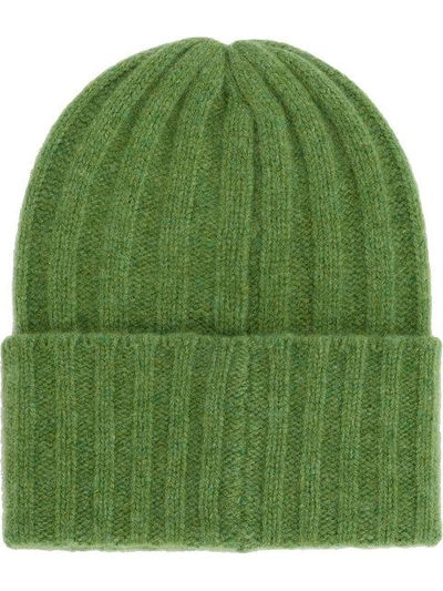 Shop The Elder Statesman Classic Knitted Beanie Hat