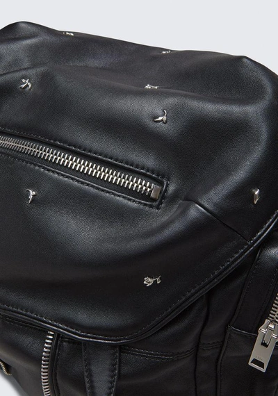 Shop Alexander Wang Rose Studded Marti Backpack In Black