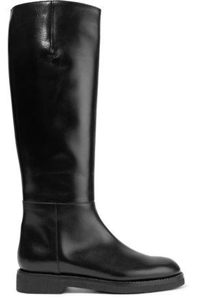 Shop Marni Woman Leather Boots Black