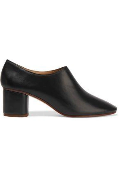 Shop Joseph Woman Leather Ankle Boots Black