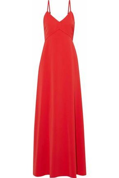 Shop Alice And Olivia Woman Fluted Cady Gown Red