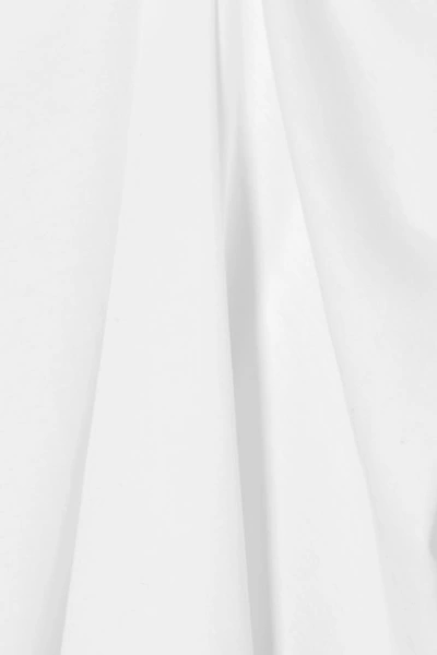 The Row Calibi Brushed Cotton Silk Jersey T-shirt In Bright White