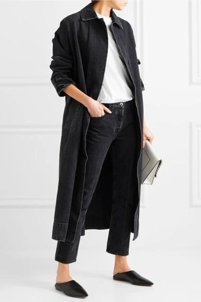 The Row Calibi Brushed Cotton Silk Jersey T-shirt In Bright White