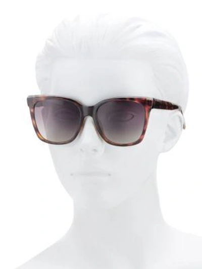 Shop Givenchy 55mm Cat Eye Sunglasses In Dark Havana