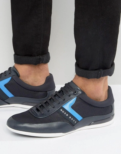 Hugo Boss By Space Sneakers - Navy | ModeSens