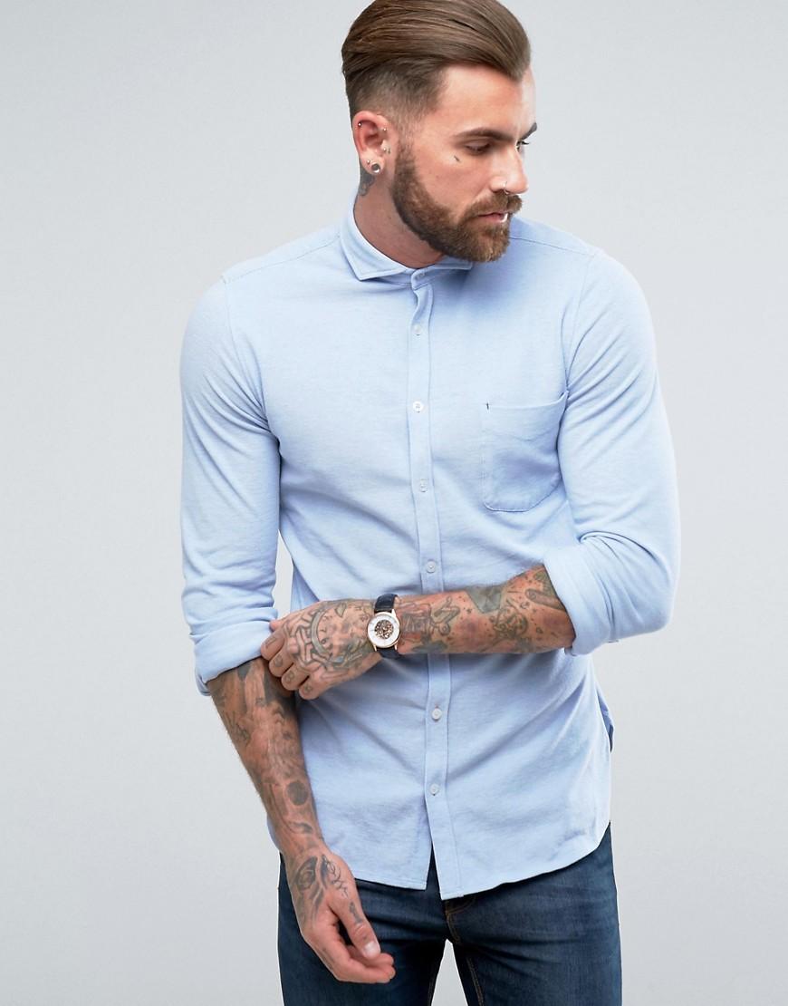bjælke Forinden protektor Hugo Boss By Cattitude Slim Fit Stretch Shirt Blue - Blue | ModeSens