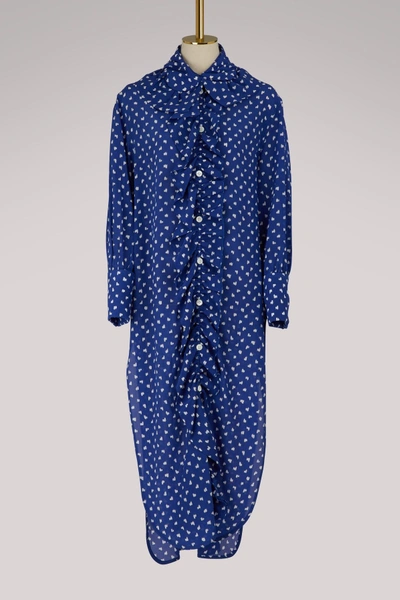 Shop Marni Midi-length Dress In Bluette