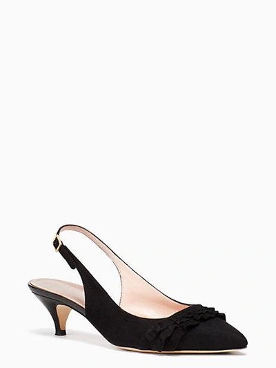 Shop Kate Spade Oliene Heels In Black