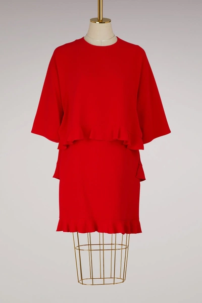 Shop Stella Mccartney Rikki Cady Stretch Dress In 6501 - Lipstick