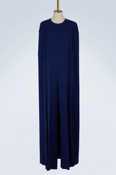 Shop Stella Mccartney Diana Jumpsuit In 4200 - Sapphire Blue