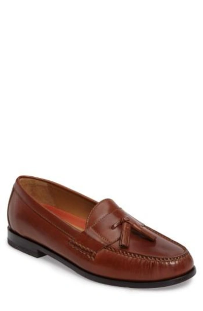 Shop Cole Haan 'pinch Grand' Tassel Loafer In Papaya Leather