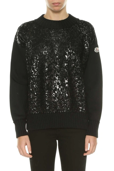 Shop Moncler Sweatshirt In Nero