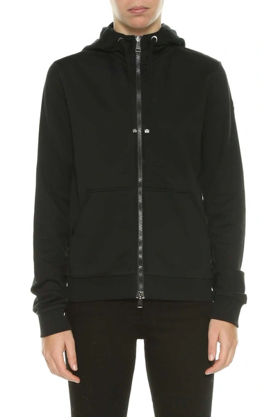 Shop Moncler Hoodie In Nero