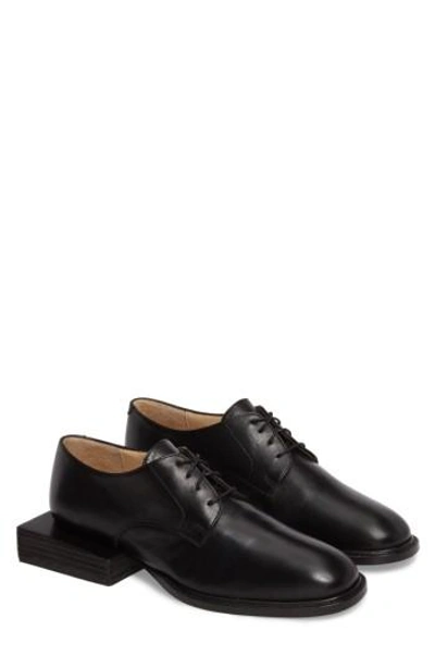 Shop Jacquemus Les Chaussures Clown Oxford In Black