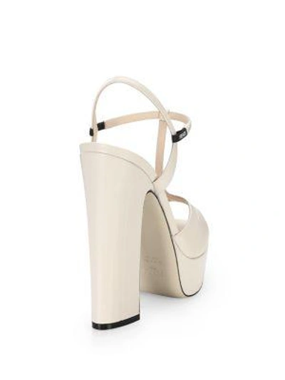 Shop Fendi Duo Platform Sandals In Camelia