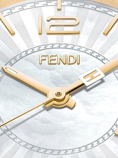 Shop Fendi Momento  Watch In Metallic