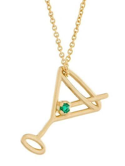 Shop Aliita Cocktail Pendant Fine Chain Necklace - Metallic