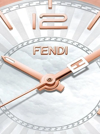 Shop Fendi Watch In Metallic