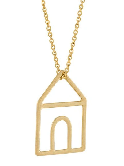 Shop Aliita House Pendant Necklace - Metallic